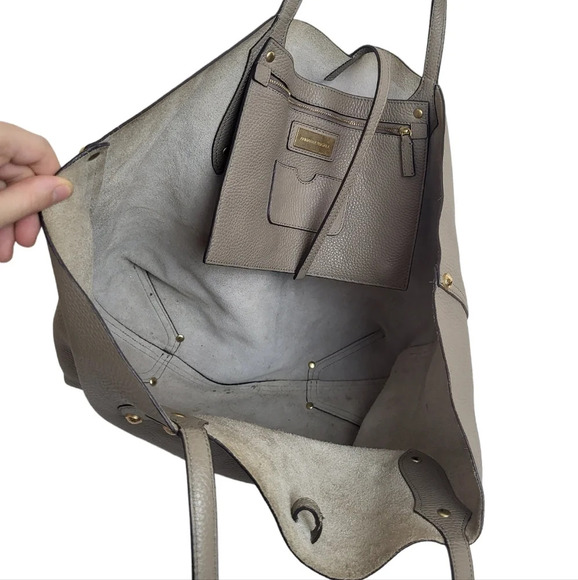 Anabel Ingall Isabella Pebbled Leather Shoulder Bag Tote - Picture 3 of 7